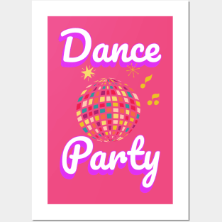 Dance Party Posters and Art